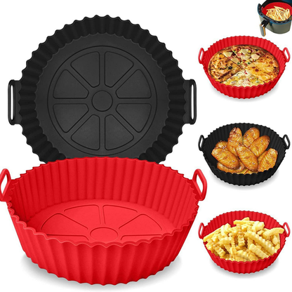 Bandeja de Silicona Inteligente y Multifuncional – Antiadherente, Resistente al Calor, Compatible con Todo Tipo de Equipos