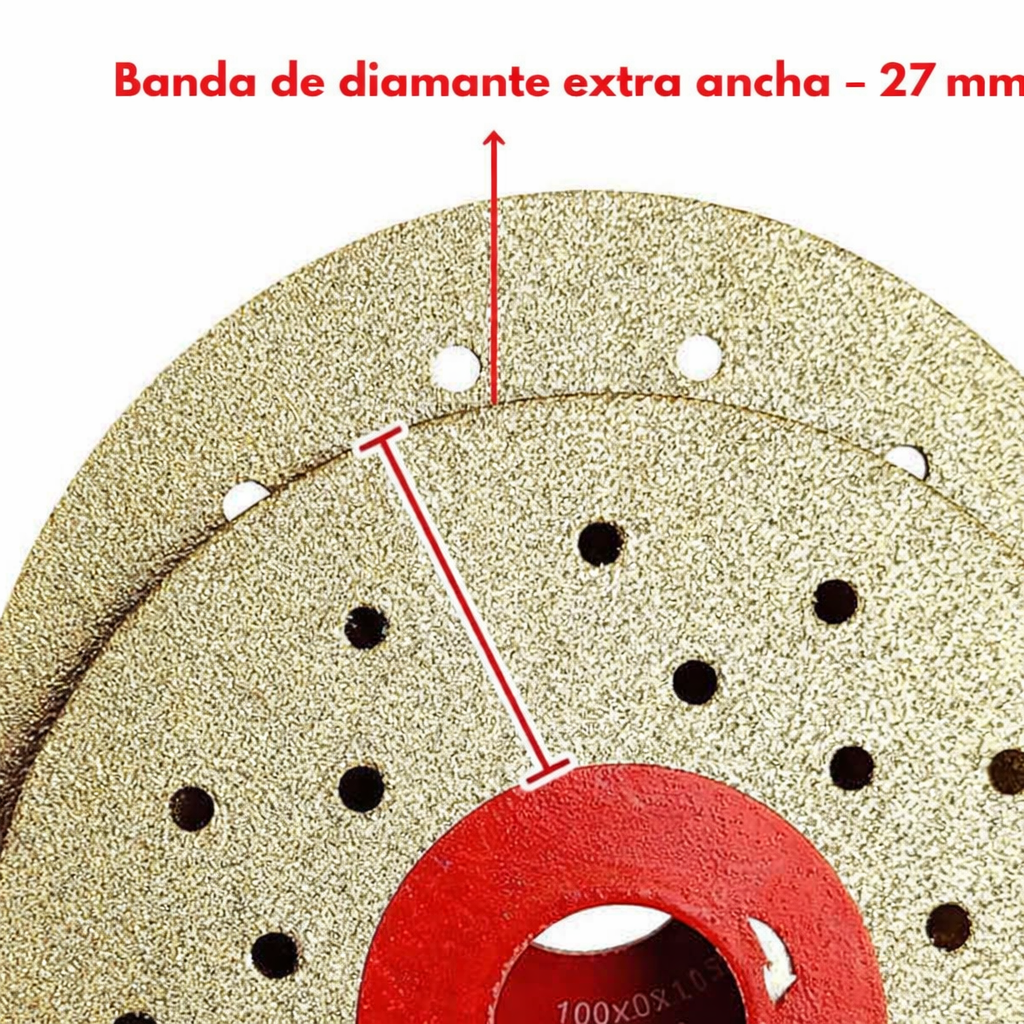 🔥 DISCO DIAMANTADO MULTIFUNCIÓN DE CORTE Y DESBASTE PREMIUM