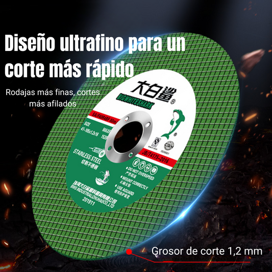 Cuchilla metálica especial de acero inoxidable, fina, ligera y muy duradera.