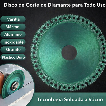 Disco de Corte y Desbaste Indestructible de Diamante – Un Disco, Todos los Materiales