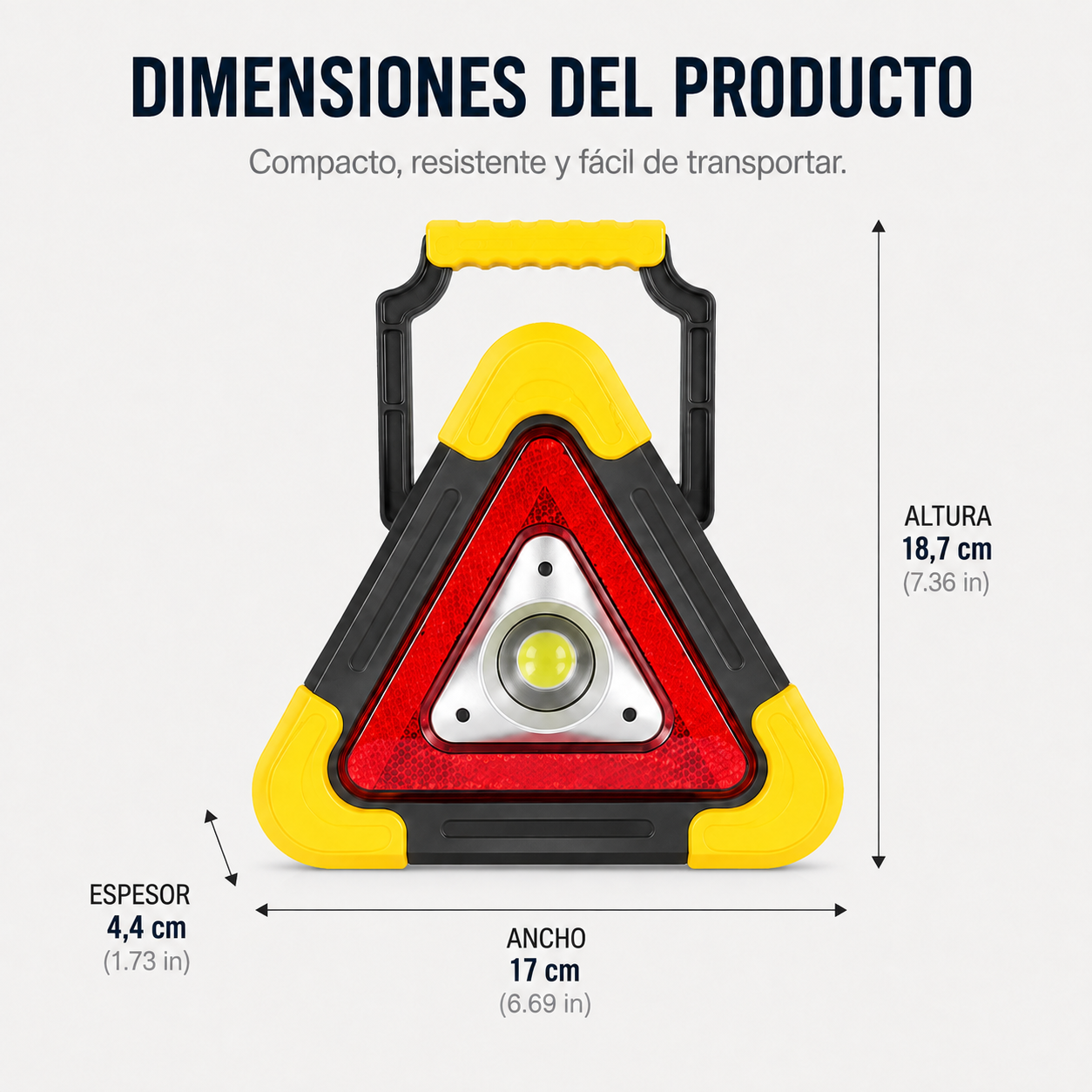 🚨 Triángulo de Emergencia LED para Coche – Súper Oferta + Envío Gratis