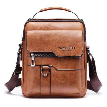 Yues-Weixier™ Bolso de hombro de cuero vintage para hombre