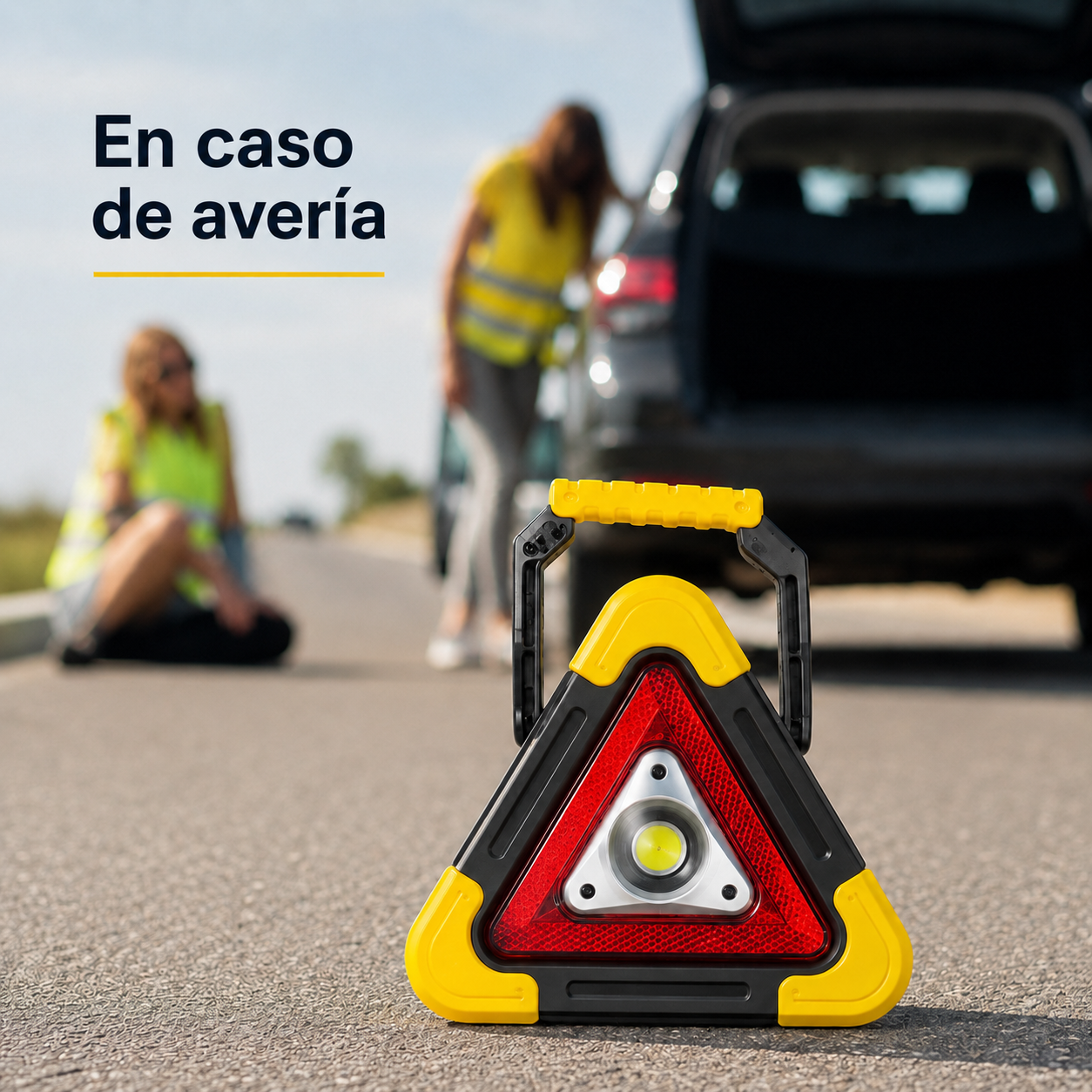 🚨 Triángulo de Emergencia LED para Coche – Súper Oferta + Envío Gratis