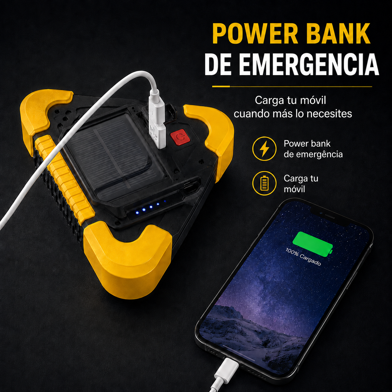 🚨 Triángulo de Emergencia LED para Coche – Súper Oferta + Envío Gratis