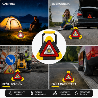 🚨 Triángulo de Emergencia LED para Coche – Súper Oferta + Envío Gratis