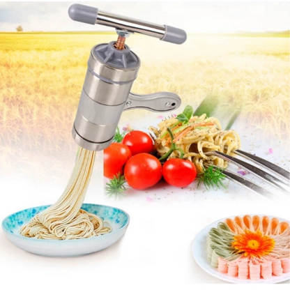 Máquina manual de acero inoxidable para hacer fideos/pasta