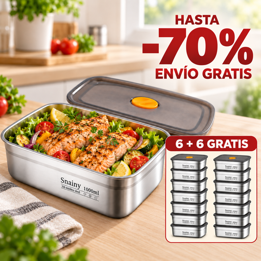SnainyBox™ 316 – Táper Hermético Premium