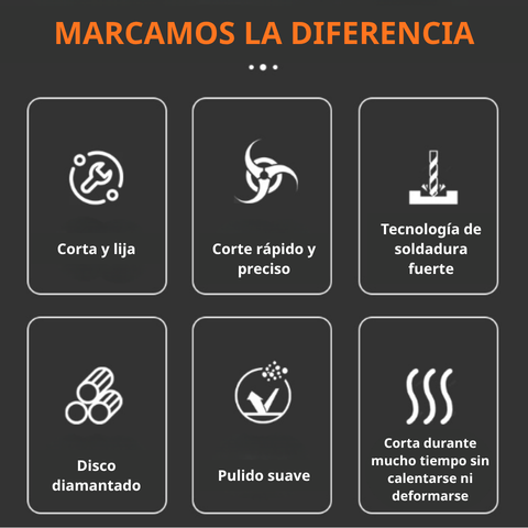 Disco diamantado 3 en 1 – corta, lija y da forma a todo tipo de materiales