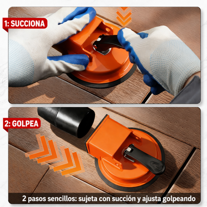 Herramienta de Succión para Cerrar Juntas del Suelo – Sin Desmontar el Piso