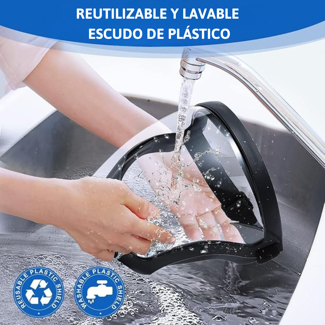 La Visera Protege El Rostro Del Polvo Fino Y De La Niebla