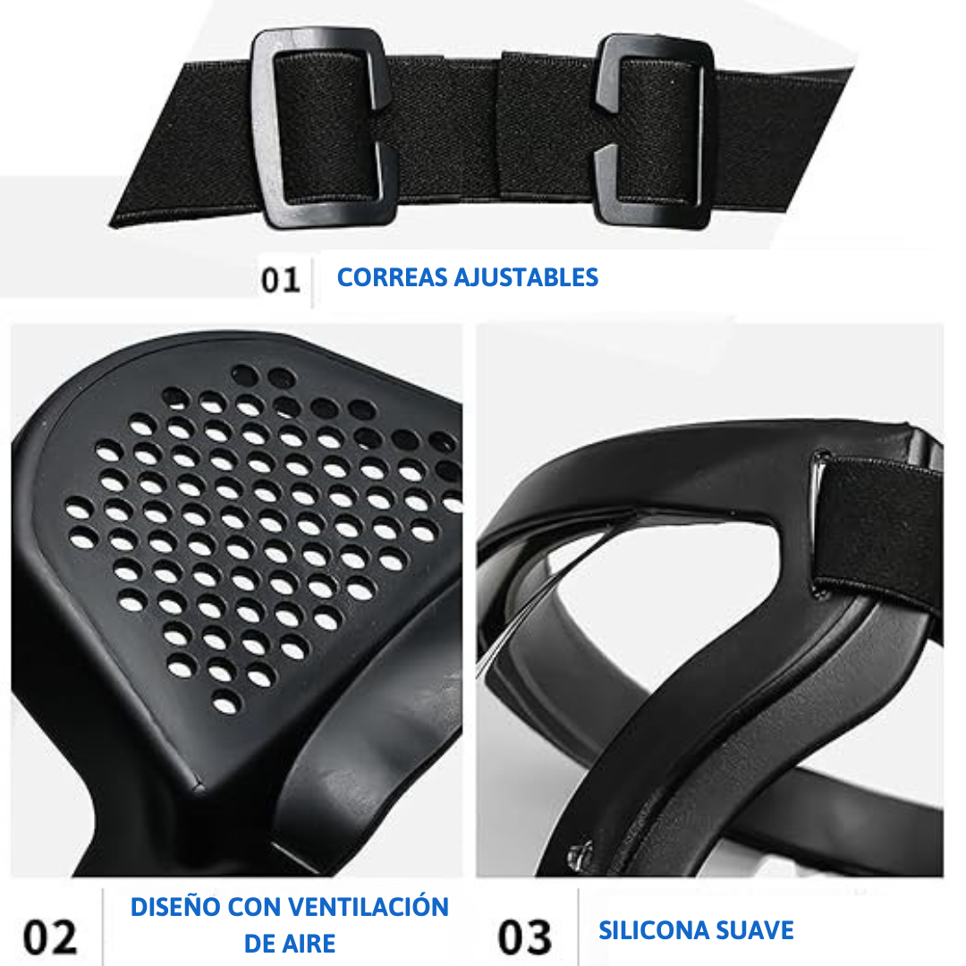 La Visera Protege El Rostro Del Polvo Fino Y De La Niebla