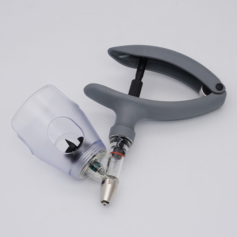 Jeringa automática de 5 ml – Volumen ajustable con facilidad, aplicación precisa, ahorro de tiempo y mayor productividad en la cría de animales