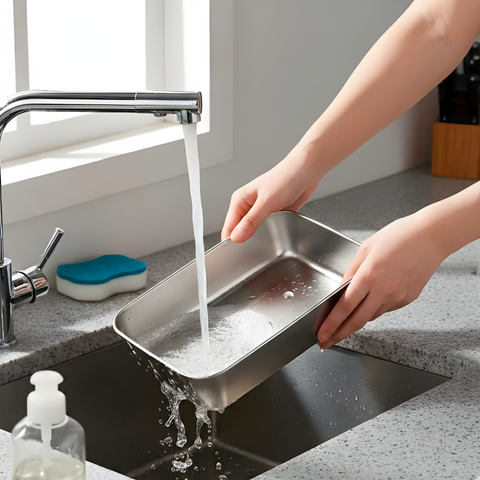 Recipiente de acero inoxidable 304 que mantiene los alimentos frescos hasta 4 semanas
