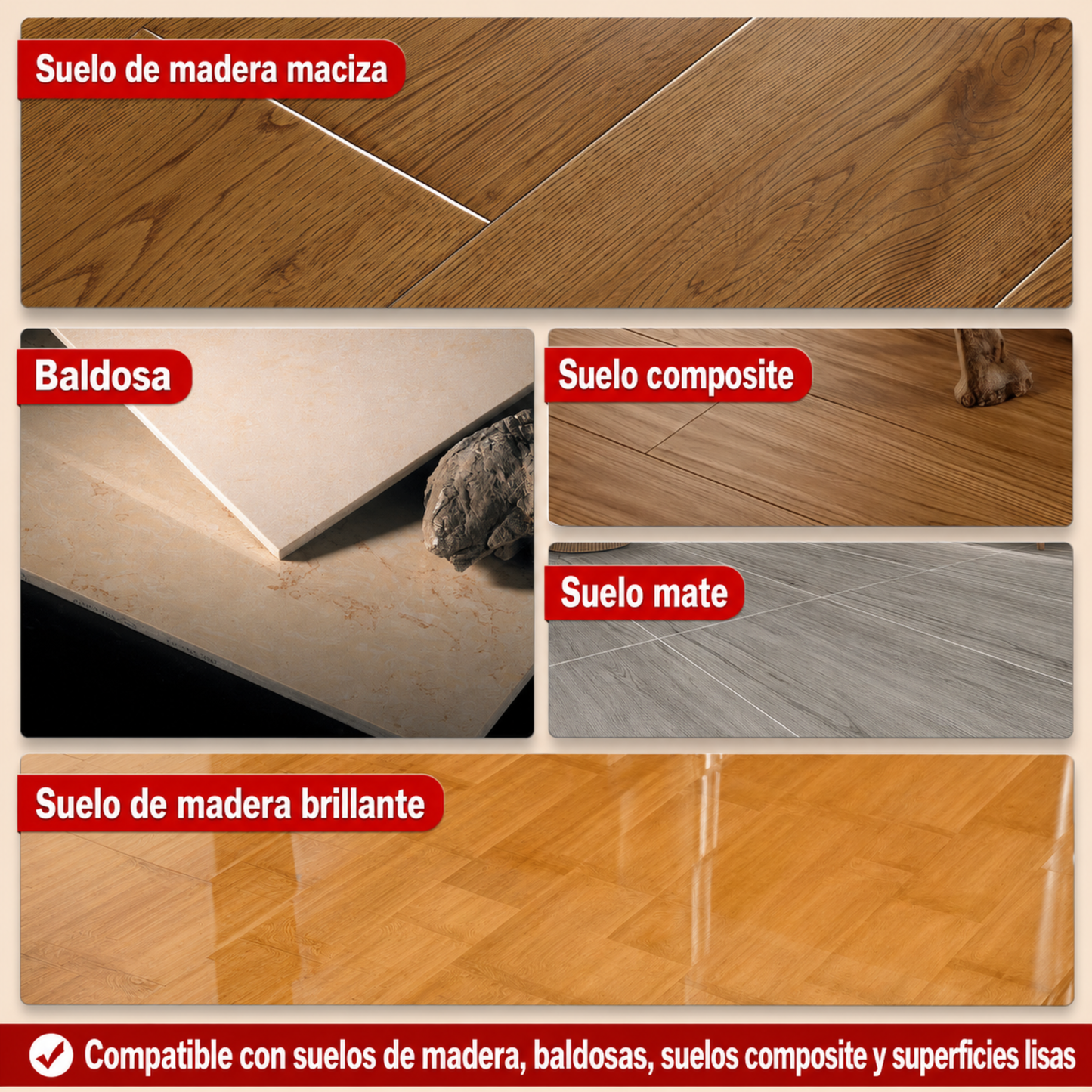 Herramienta de Succión para Cerrar Juntas del Suelo – Sin Desmontar el Piso