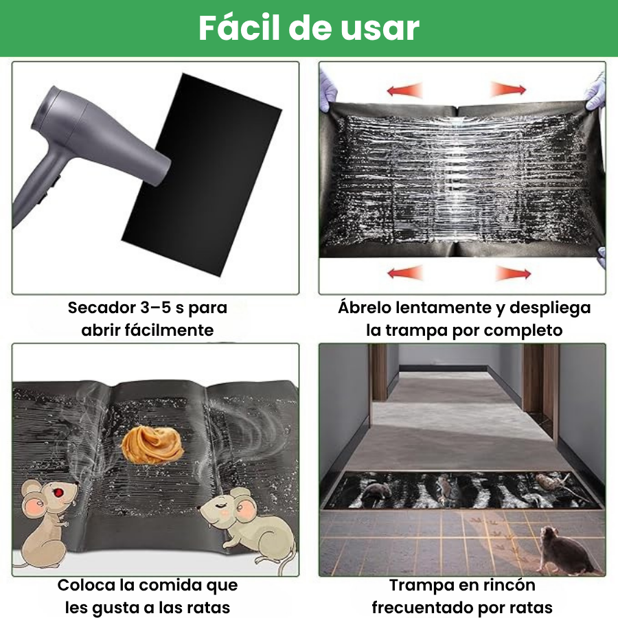 🇪🇸 Trampas Adhesivas ProfesionaIes – Extra Grandes para Atrapar Mas Rápido