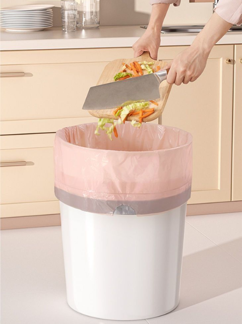 Bolsa de Basura Iceberry con Cordón – Gruesa, Impermeable y Antiodorante