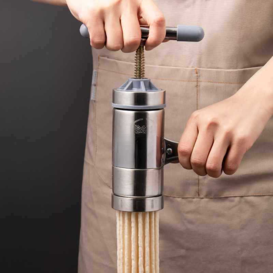 Máquina manual de acero inoxidable para hacer fideos/pasta