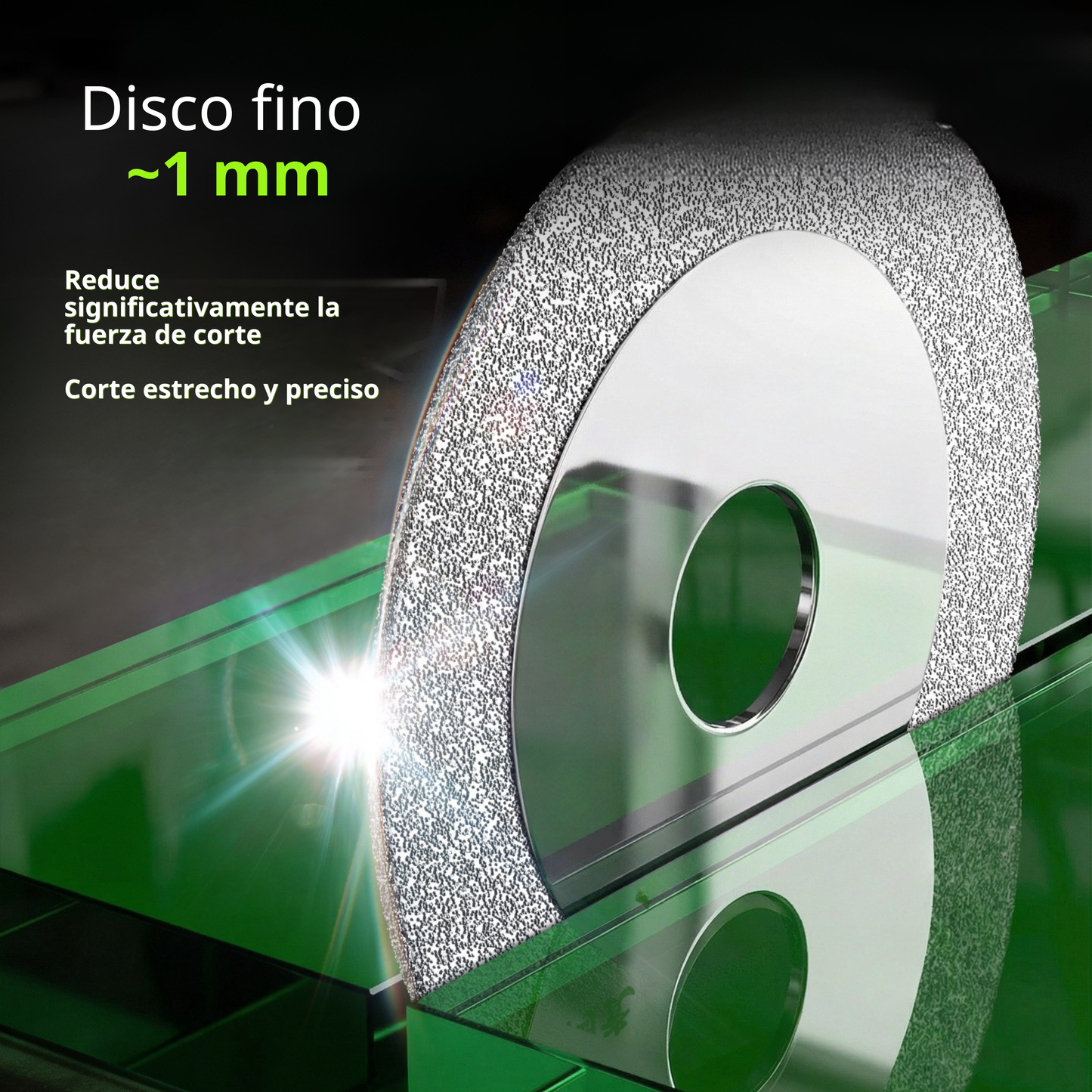 Disco Diamantado Multifuncional 3 en 1 para Cortes Precisos