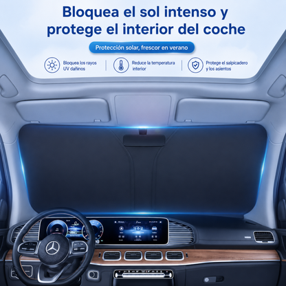 Parasol Térmico Anti-UV para Coche 145 × 80 cm – Interior Más Fresco y Protegido