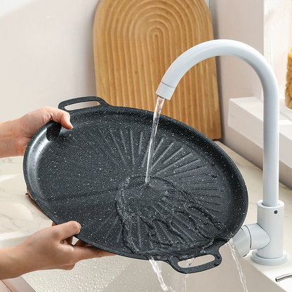 Sartén parrilla universal para cocina de gas, cocina de inducción y llama abierta