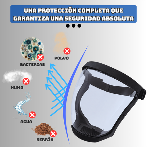 Protector Facial Integral Multiuso - La Protección Total Para Tu Rostro Con Un Diseño Ultraligero