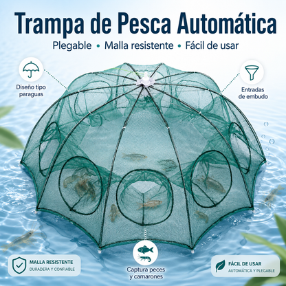 Captura Peces Sin Esfuerzo – ¡La Mejor Jaula De Red De Pesca!