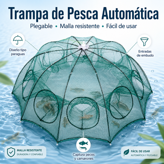 Captura Peces Sin Esfuerzo – ¡La Mejor Jaula De Red De Pesca!