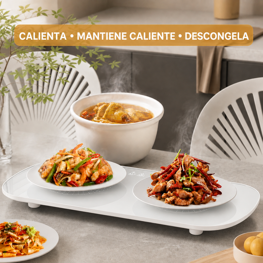 Bandeja Calentadora Eléctrica — Mantén la Comida Siempre Caliente