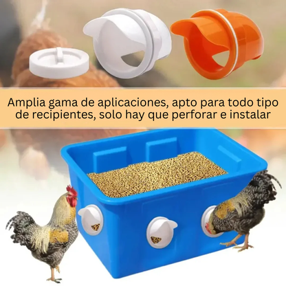 Porta de Alimentação Automática para Galinhas e Patos para Todos os Tipos de Baldes – Inclui Broca Serra Copo