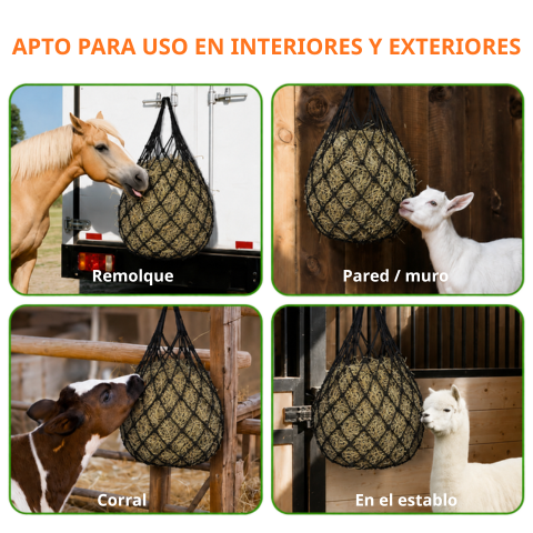 Red portaheno XL – Reduce hasta un 90 % el desperdicio de heno