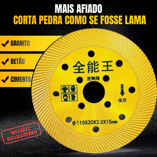 Disco de Corte Diamantado Multifunción 5 en 1 – Corte, Desbaste, Apertura de Ranuras, Modelado y Acabado de Superficies