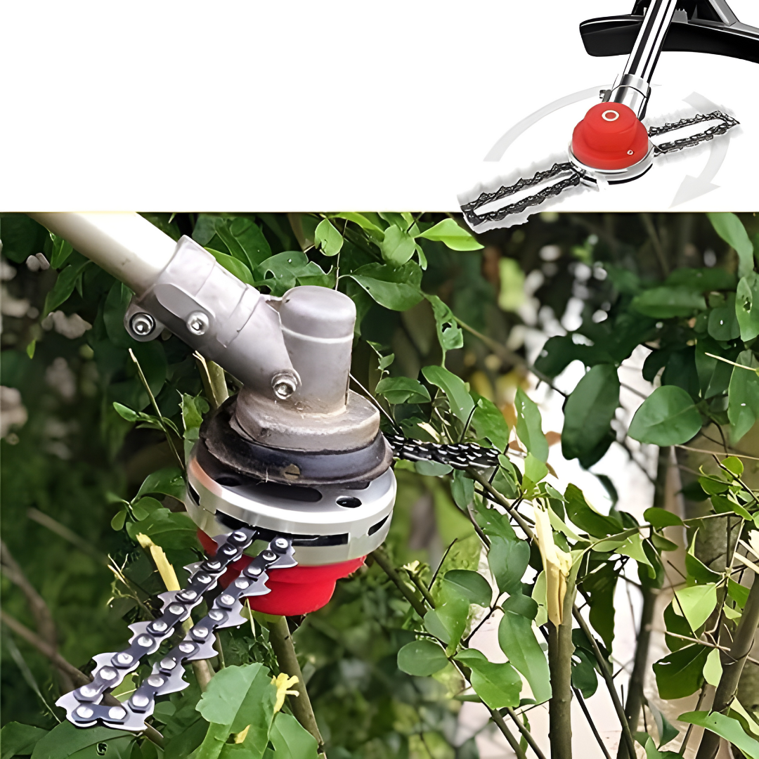 Cabezal de corte con cadena – Potente accesorio universal para desbrozadoras