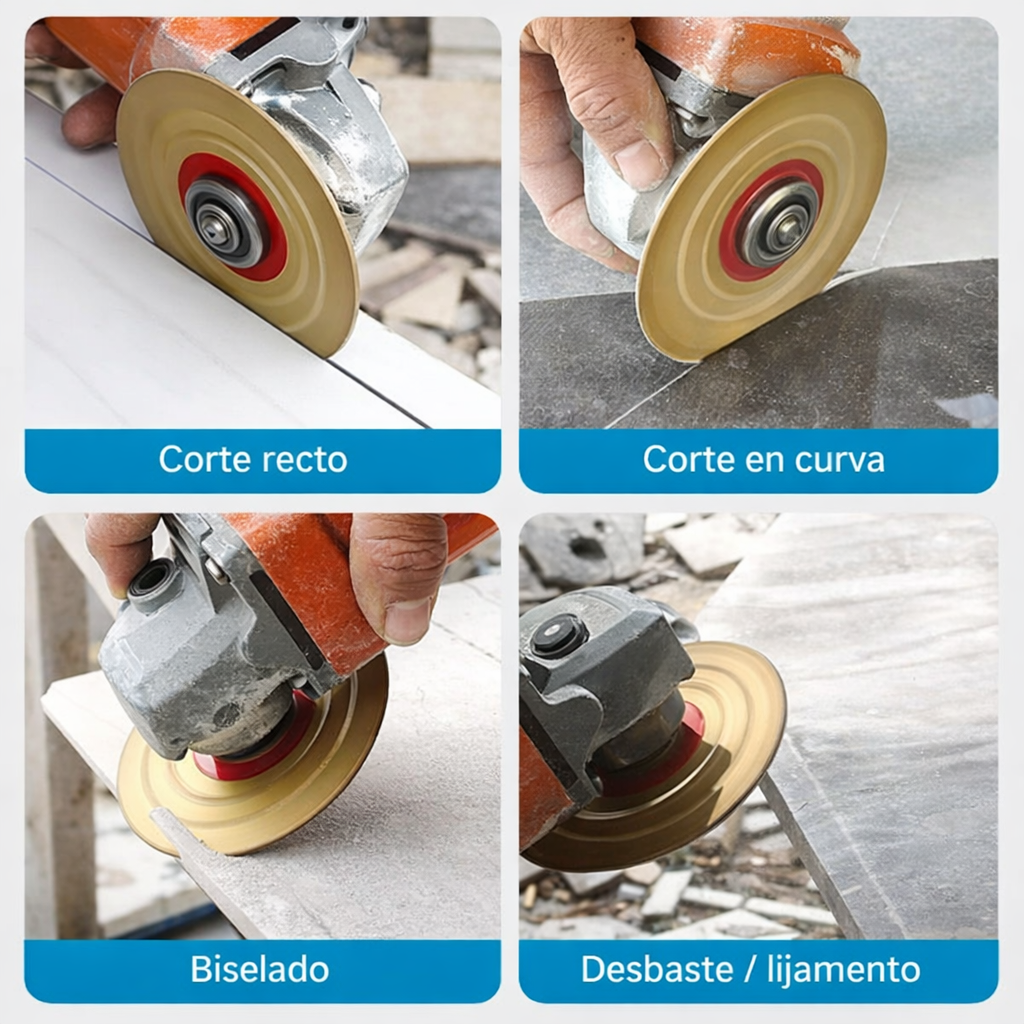 🔥 DISCO DIAMANTADO MULTIFUNCIÓN DE CORTE Y DESBASTE PREMIUM