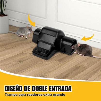 Trampas Para Ratas – Trampa De Túnel Segura Para Niños Y Mascotas, Trampa De Resorte Para Ratones, Para Uso En Interiores Y Exteriores