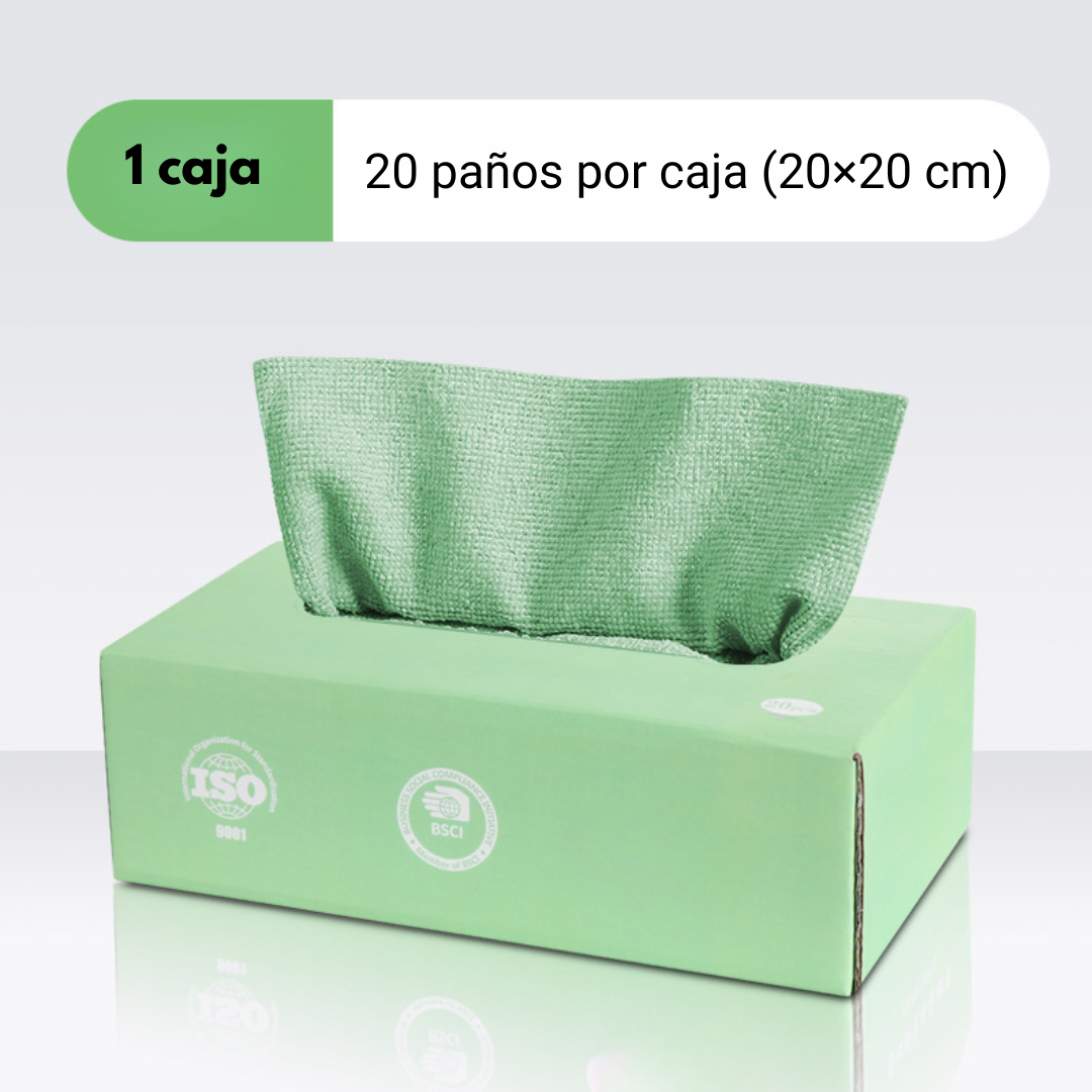 BestSeller™ – Paño de Limpieza Extraíble de Microfibra, Súper Absorbente, Reutilizable, Uso en Seco y Húmedo, Ideal para Cocina y Hogar