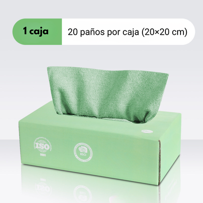BestSeller™ – Paño de Limpieza Extraíble de Microfibra, Súper Absorbente, Reutilizable, Uso en Seco y Húmedo, Ideal para Cocina y Hogar