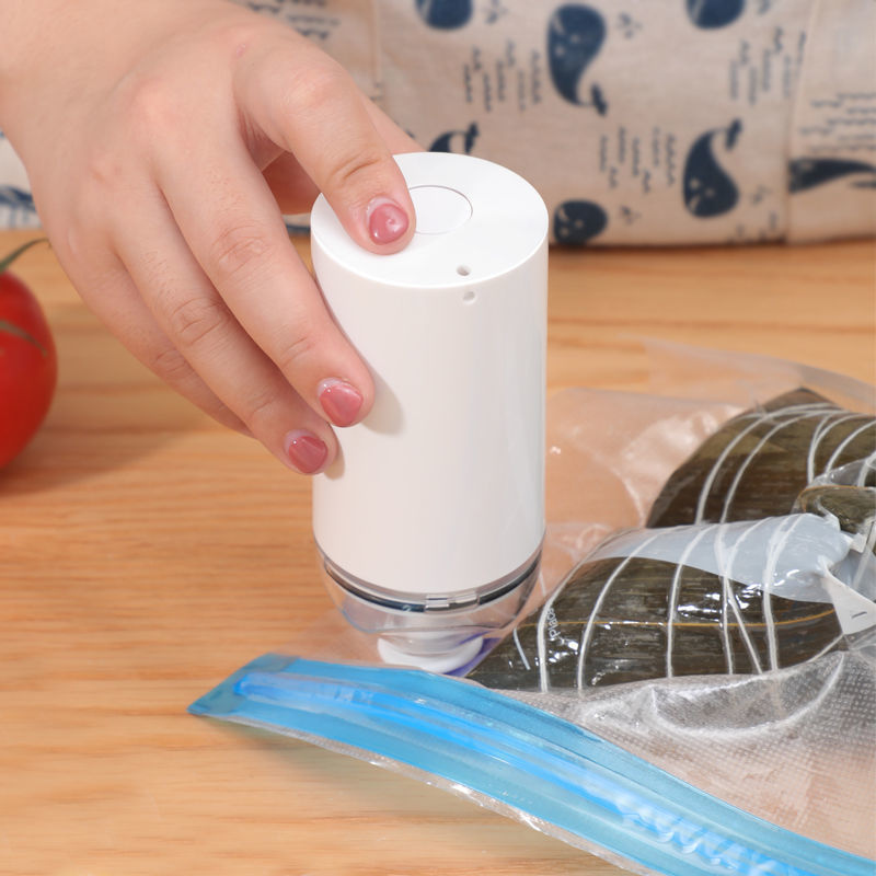 Sellador de Alimentos al Vacío - Rápido, Duradero, Viene con 10 Bolsas Ziplock Reutilizables Gratis