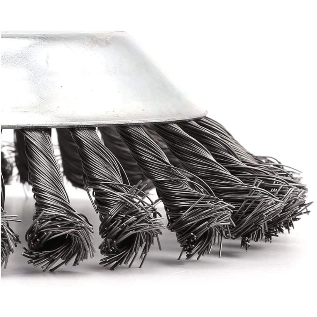 Hoja de Corte de Césped de Alambre de Acero Súper Resistente 360° (Incluye Kit de Adaptadores)