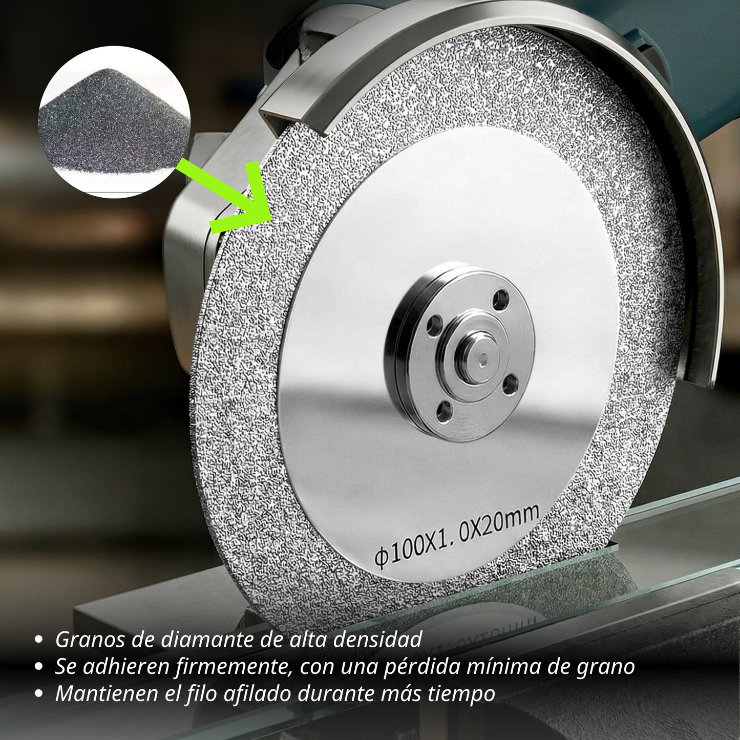Disco Diamantado Multifuncional 3 en 1 para Cortes Precisos