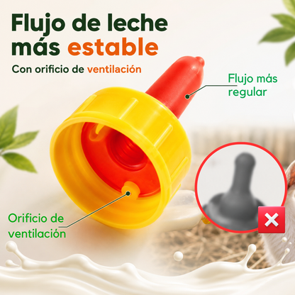 Tetina ganadera de silicona para crías – Para cabritos, corderos y lechones