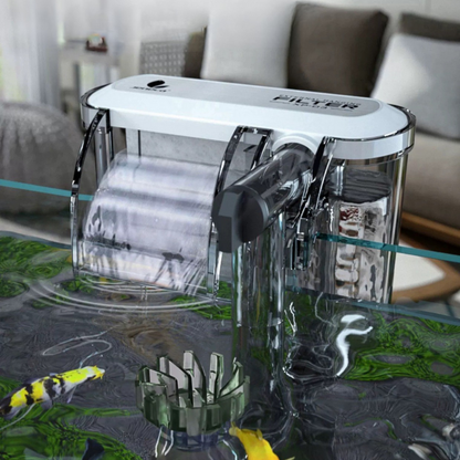Filtro colgante para acuario: ¡FILTRA BIEN — FUNCIONA EN SILENCIO — AGUA CRISTALINA AL INSTANTE!