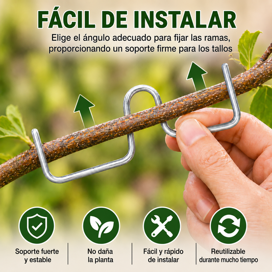 Kit de 50 piezas para doblar ramas al estilo Japonés – más flores y frutos más bonitos.