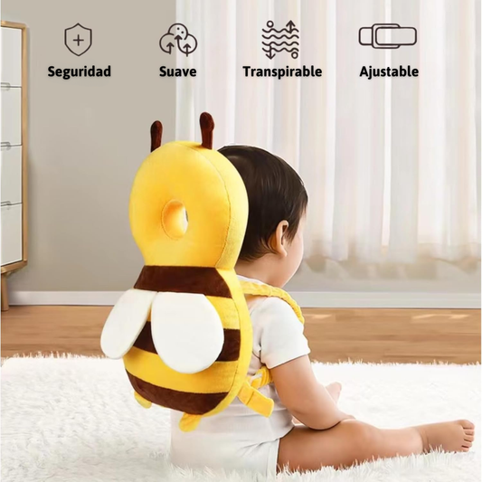 Protector de cabeza para bebés que están aprendiendo a caminar – Almohada anticaídas superligera, segura y adorable