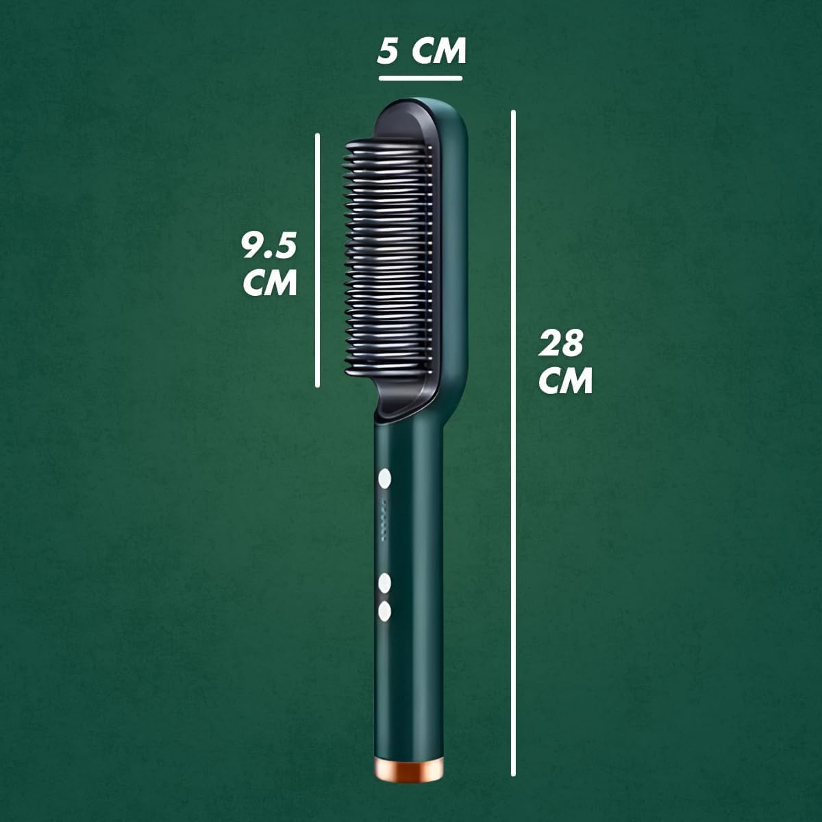 Plancha De Pelo Eléctrica Profesional Cepillo Peine