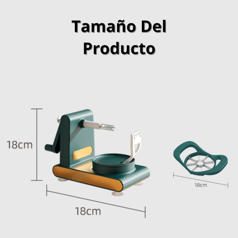 Peladora Multifrutas Con Rotación Rápida (Viene con descorazonador y rebanador de manzana)
