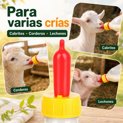 Tetina ganadera de silicona para crías – Para cabritos, corderos y lechones