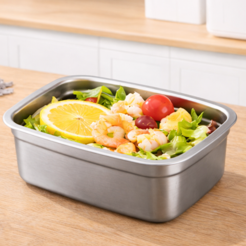 Recipiente para alimentos de acero inoxidable 316 con vacío – Frescura garantizada al 100%