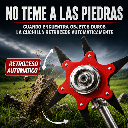 Cabezal De Corte De 6 Dientes De Acero (Accesorios Incluidos)