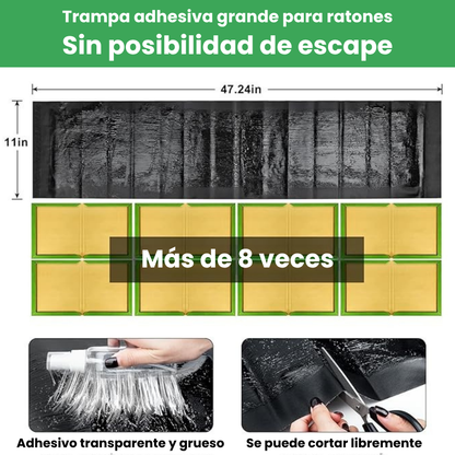 🇪🇸 Trampas Adhesivas ProfesionaIes – Extra Grandes para Atrapar Mas Rápido