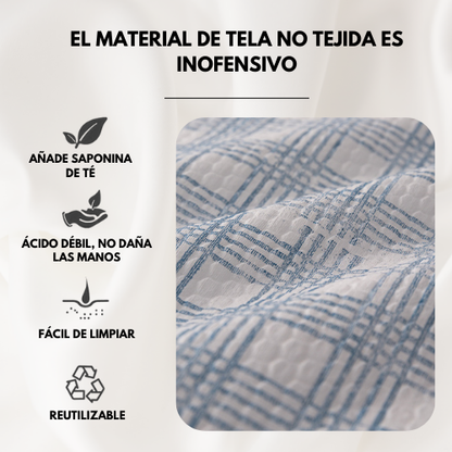 Rollo De Paños De Cocina Multiusos – Sin Pelusa, Resistentes Al Aceite, Uso En Seco Y Húmedo, Ideal Para La Limpieza De Cocina